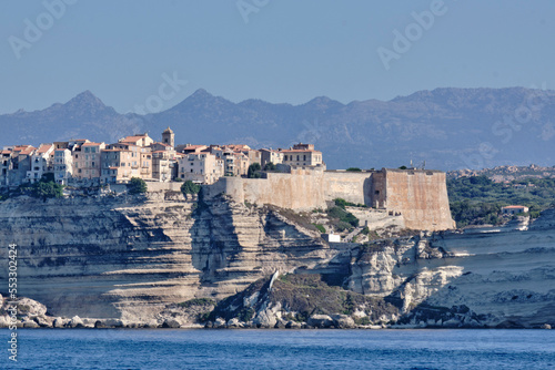 Vue sur Bonifacio en Corse