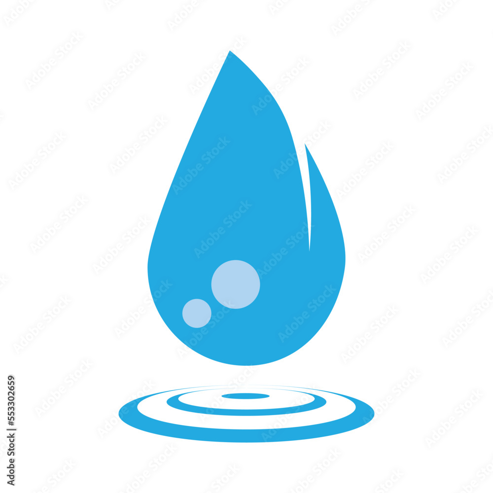 water drops icon logo vector design template water drops icon logo vector design template