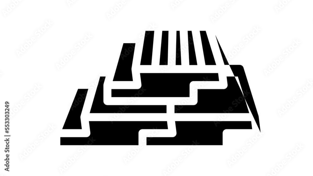 lumber and plywood line icon animation lumber and plywood line icon animation