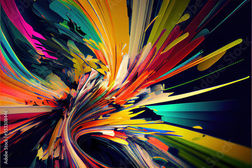 Fototapeta Naklejka Na Ścianę i Meble -  beautiful abstract colorful background as header wallpaper