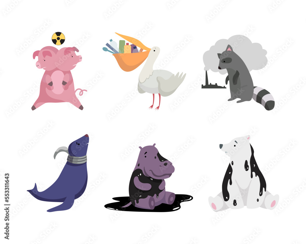 Animal Suffering from Contaminated Water and Environment Pollution ...