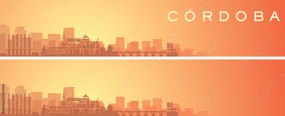 Cordoba Beautiful Skyline Scenery Banner