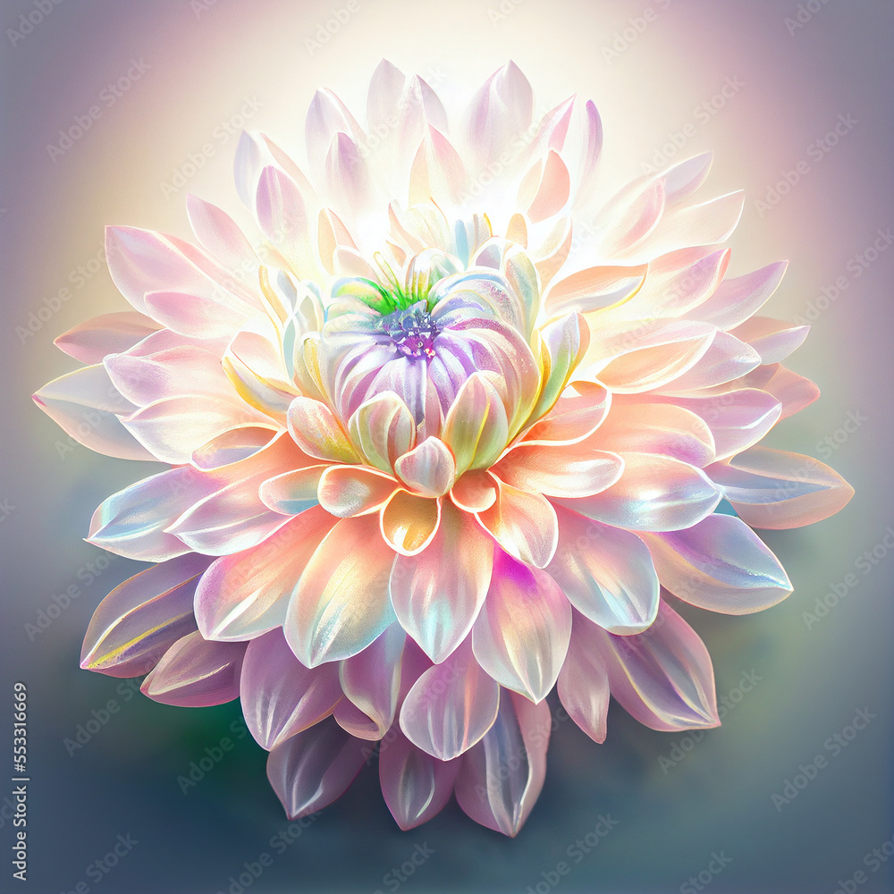 Iridescent Crystal Flower Iridescent Crystal Flower