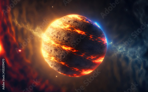 Searing Heat of a Hot Neptune Exoplanet.