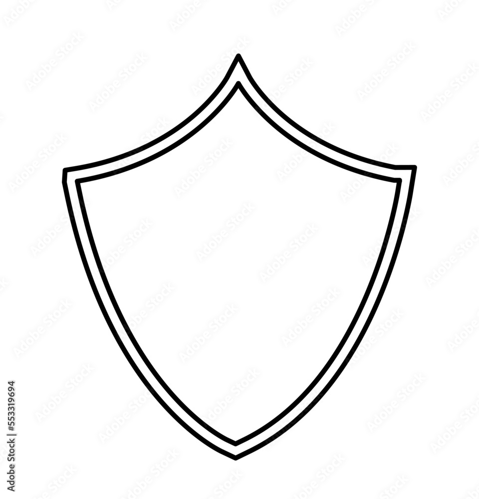 Outline shape football. Symbol of sport and energy. Brand and logo for school or university team. Poster or banner for website, graphic element for printing on fabric. Cartoon flat vector illustration Outline shape football. Symbol of sport and energy. Brand and logo for school or university team. Poster or banner for website, graphic element for printing on fabric. Cartoon flat vector illustration