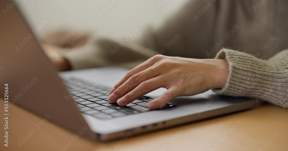 Work on laptop computer at office Work on laptop computer at office