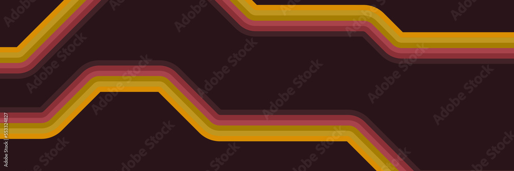 Futuristic 1970's background design in abstract retro style with colorful lines. Vector illustration. Futuristic 1970's background design in abstract retro style with colorful lines. Vector illustration.