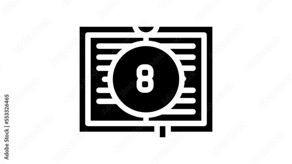 new adult literature line icon animation new adult literature line icon animation