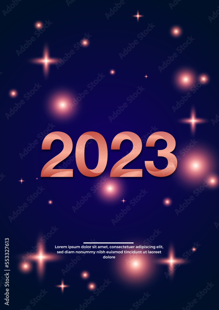 2023 colorful set of Happy New Year poster. Abstract design typography logo 2023 for vector celebration and season decoration, backgrounds, branding, banner, cover, card and or social media template. 2023 colorful set of Happy New Year poster. Abstract design typography logo 2023 for vector celebration and season decoration, backgrounds, branding, banner, cover, card and or social media template.