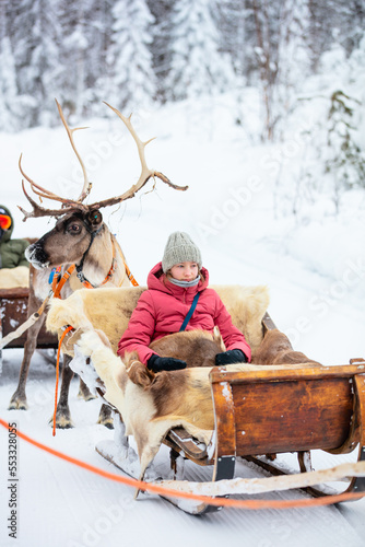 Reindeer safari in Lapland