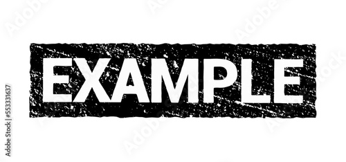 Example vector stamp icon. Sample watermark rubber stamp