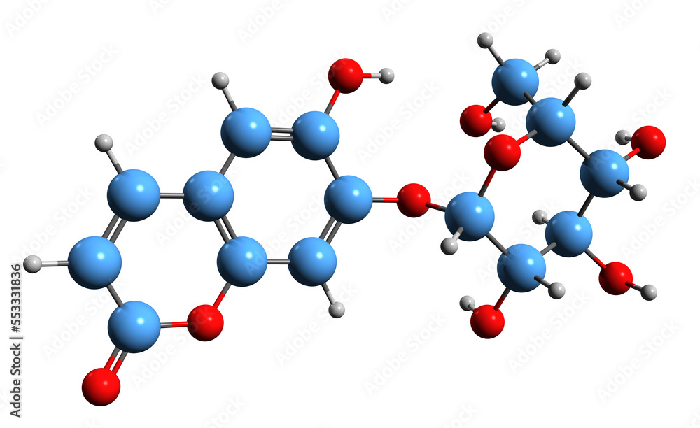 3D image of cycarnin skeletal formula - molecular chemical structure of Centaurea cyanus phytochemical isolated on white background
3D image of cycarnin skeletal formula - molecular chemical structure of Centaurea cyanus phytochemical isolated on white background