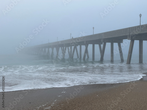 Crystal Pier in the fog