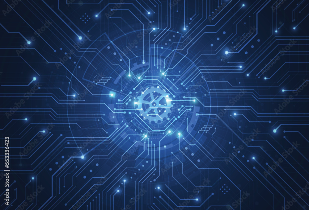 Abstract digital background with technology circuit board texture. Electronic motherboard illustration. Communication and engineering concept. Vector illustration Abstract digital background with technology circuit board texture. Electronic motherboard illustration. Communication and engineering concept. Vector illustration