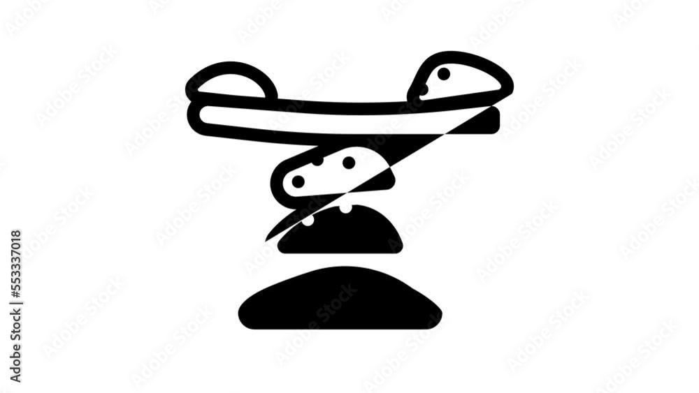 harmony zen line icon animation harmony zen line icon animation