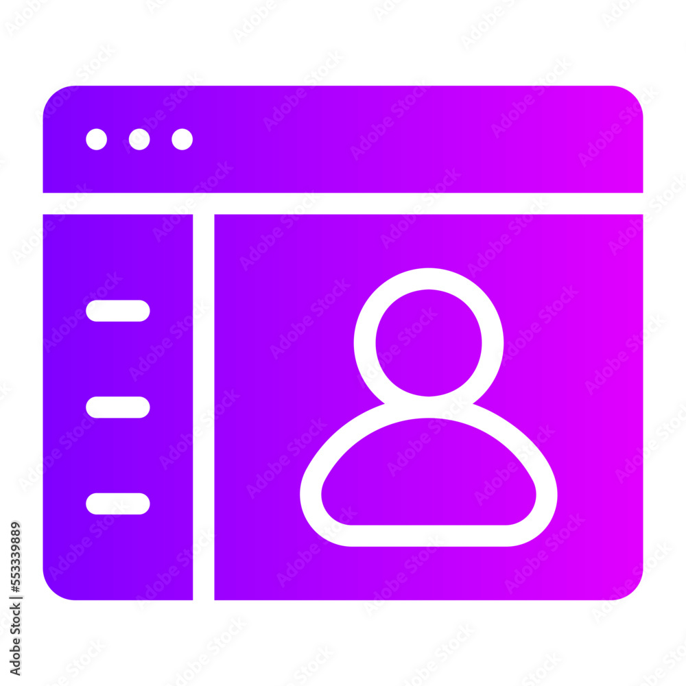 CRM gradient icon