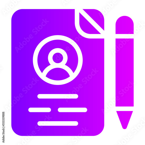 contract gradient icon