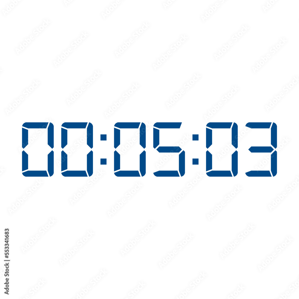 Digital clock icon. Digital clock symbol. Trendy flat UI sign design graphic pictogram for web site, mobile application. Logo illustration. Digital clock icon. Digital clock symbol. Trendy flat UI sign design graphic pictogram for web site, mobile application. Logo illustration.