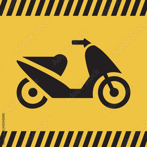 Logo deux roues motorisés.