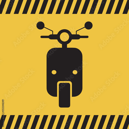 Logo deux roues motorisés.