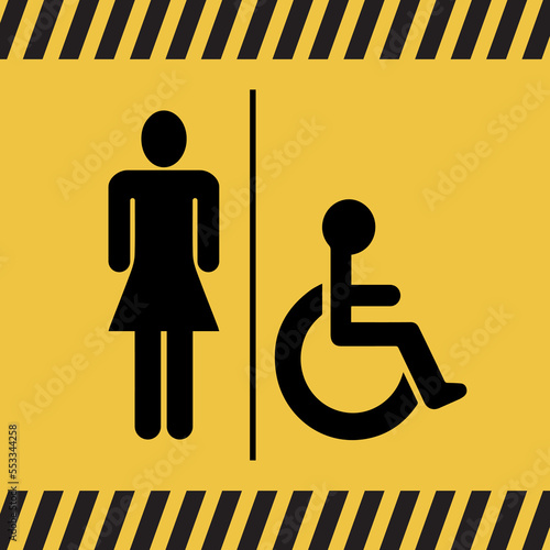 Logo toilettes femmes.