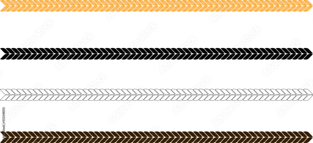 Rope set vector Rope set vector
