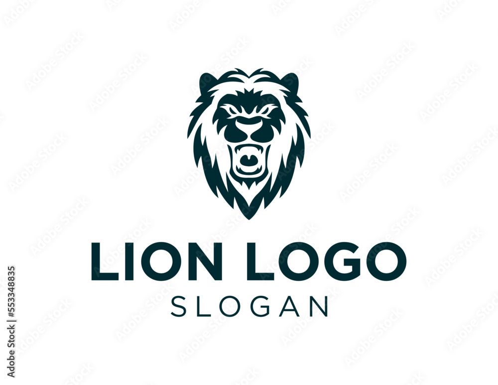 Logo about Lion on a white background. created using the CorelDraw application.