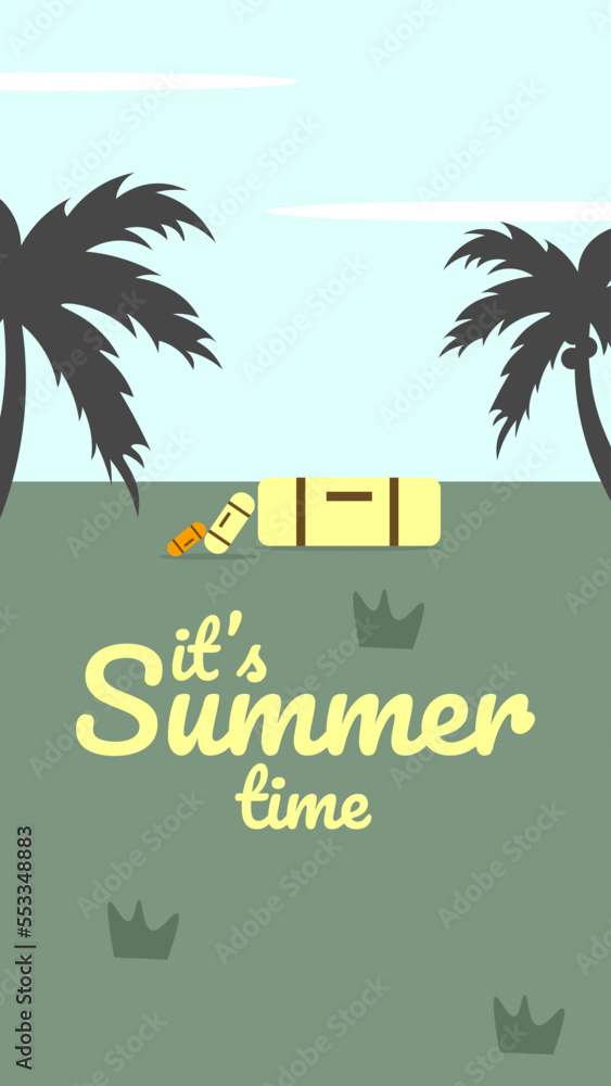 Fototapeta premium vacation design banner landing page. hodiday design banner 