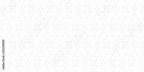 abstract background with hexagon pattern style and seamless concept 