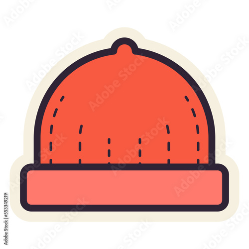 beanie hat sticker