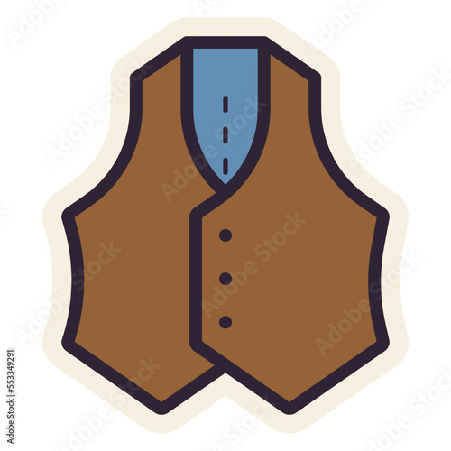 waistcoat sticker