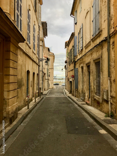 narrow street in the town © Roman