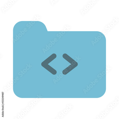 Folder Icon Solid Two Color