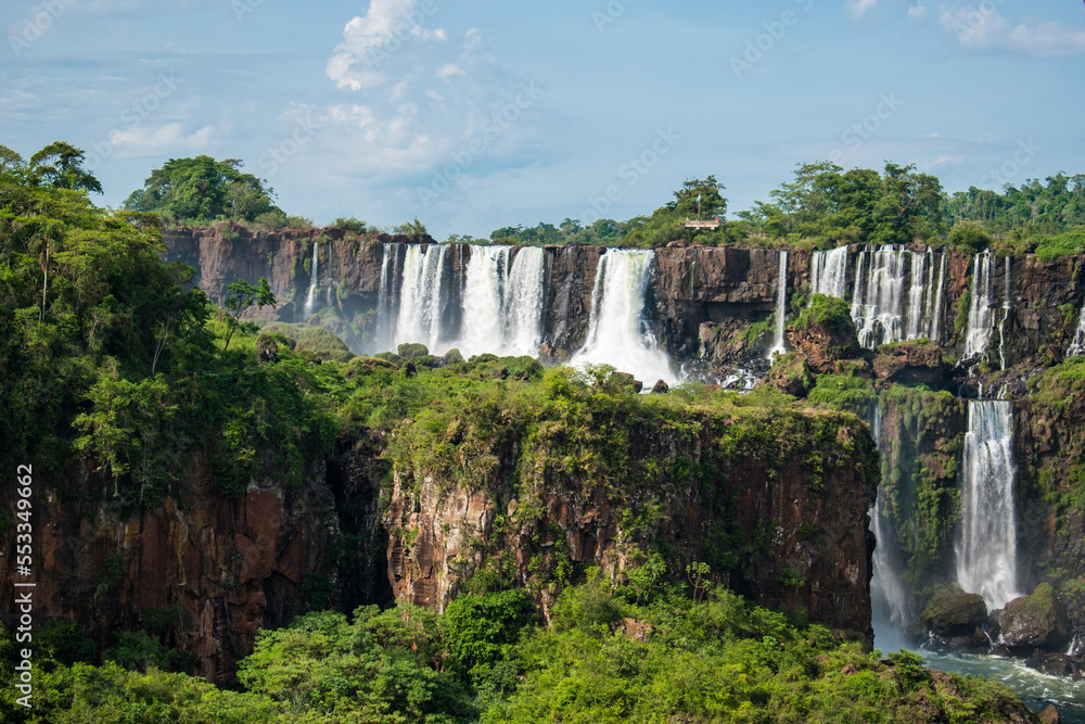 iguazu falls national park argentina landscape in dry season