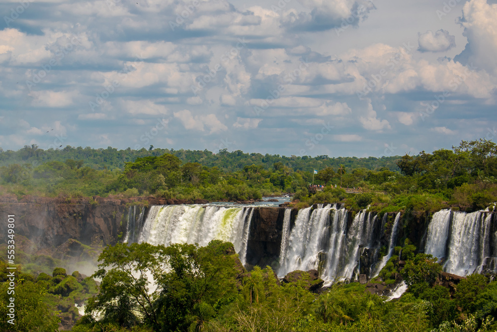 iguazu falls national park argentina landscape in dry season