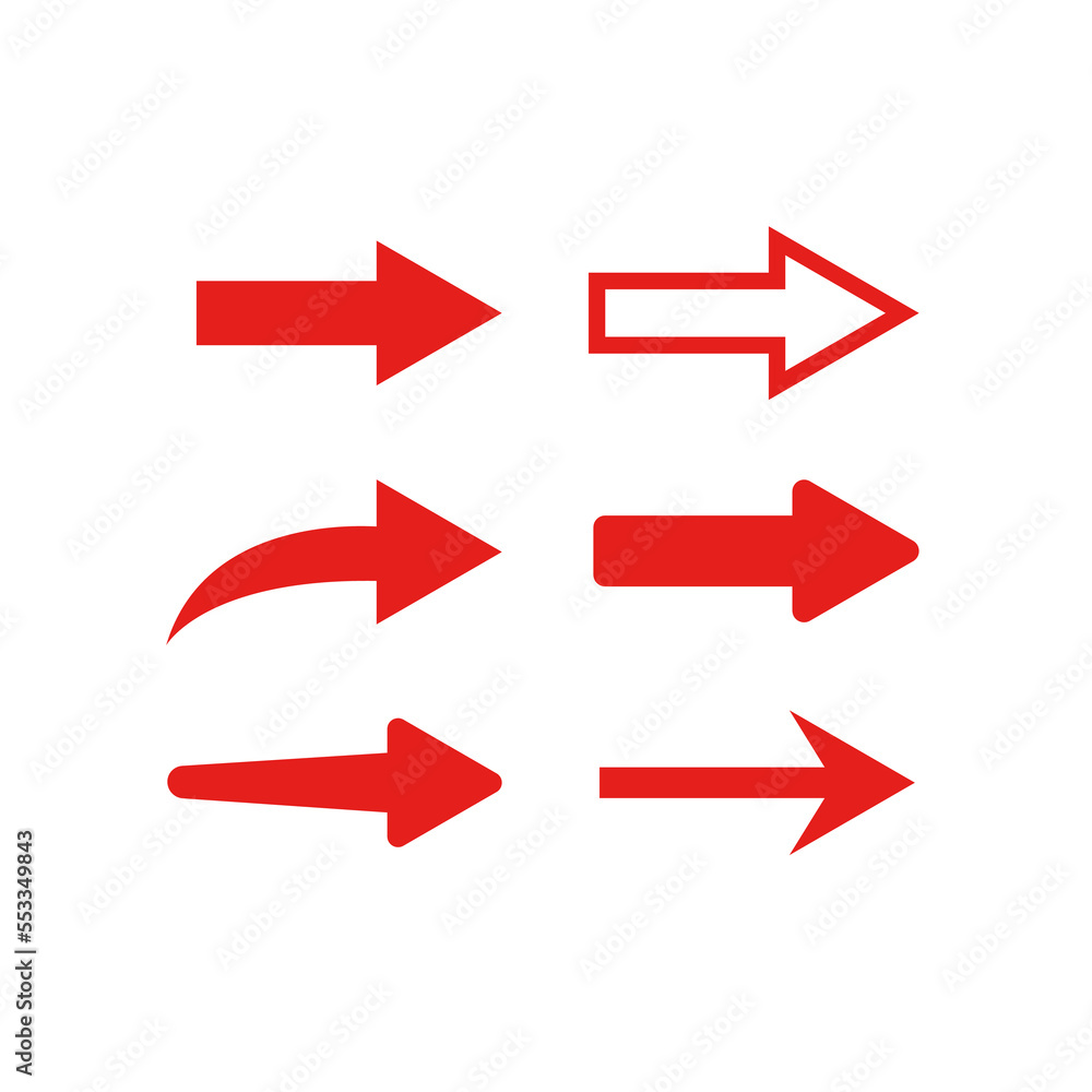 Flat design arrow collection. Arrow vector collection. Flat design arrow collection. Arrow vector collection.