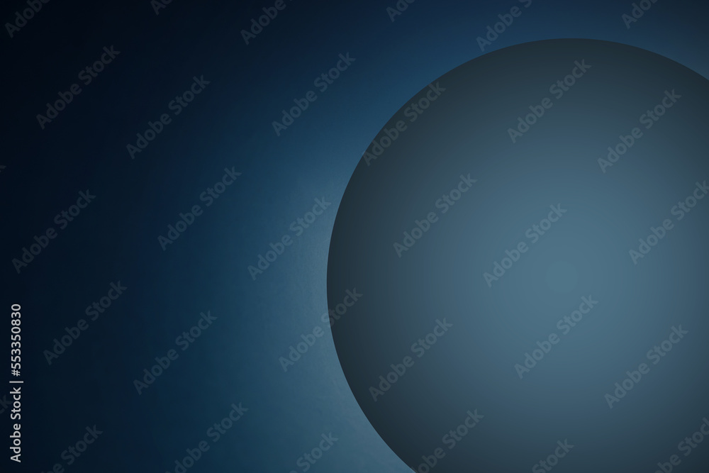 Coated in blue paper with a rounded gradient in the corners, the background texture