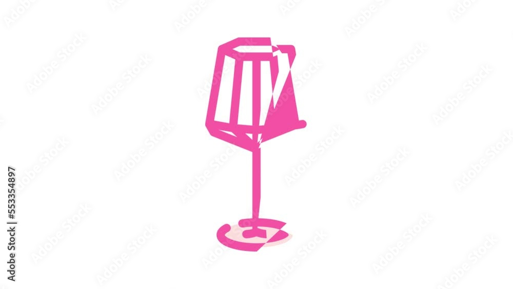 celebration wine glass color icon animation celebration wine glass color icon animation