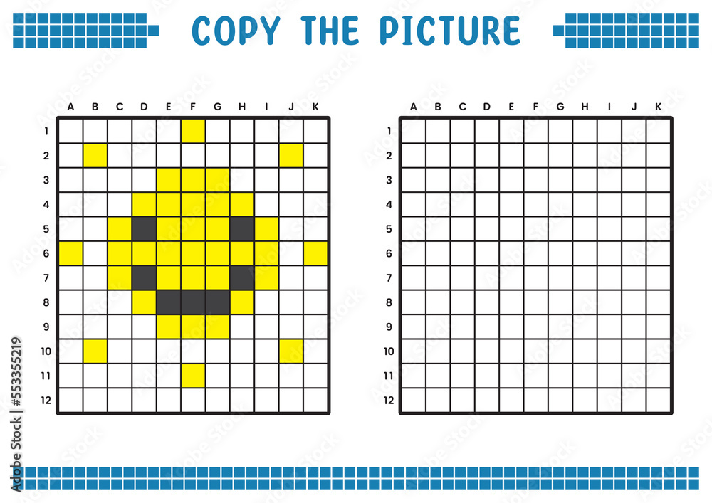 Grid Drawing Worksheets Printable Dragon