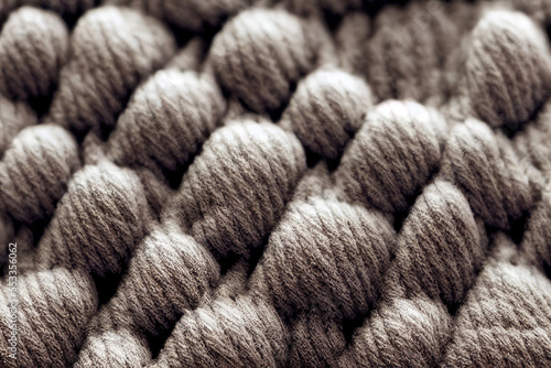 close up of warm wool texture (Generative ai)