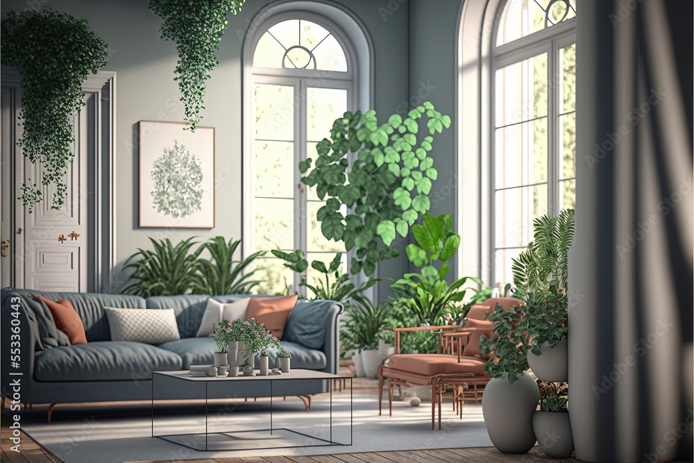 Digital illustration about house interior. Digital illustration about house interior.