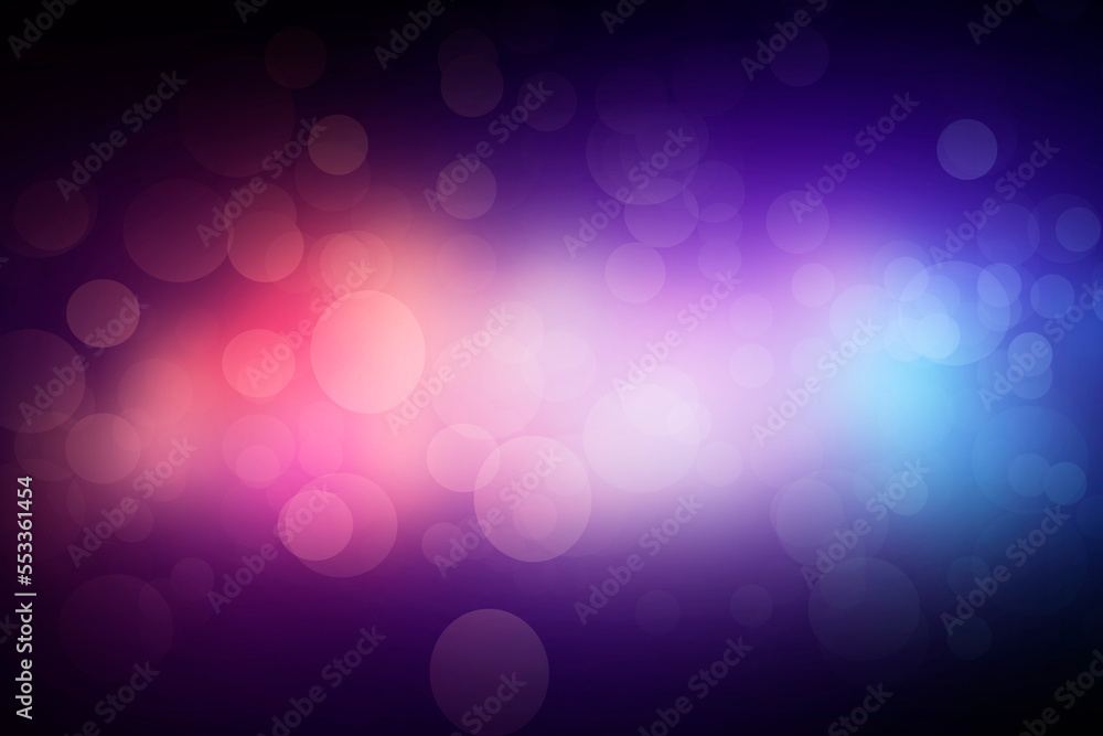 abstract bokeh background blue and red