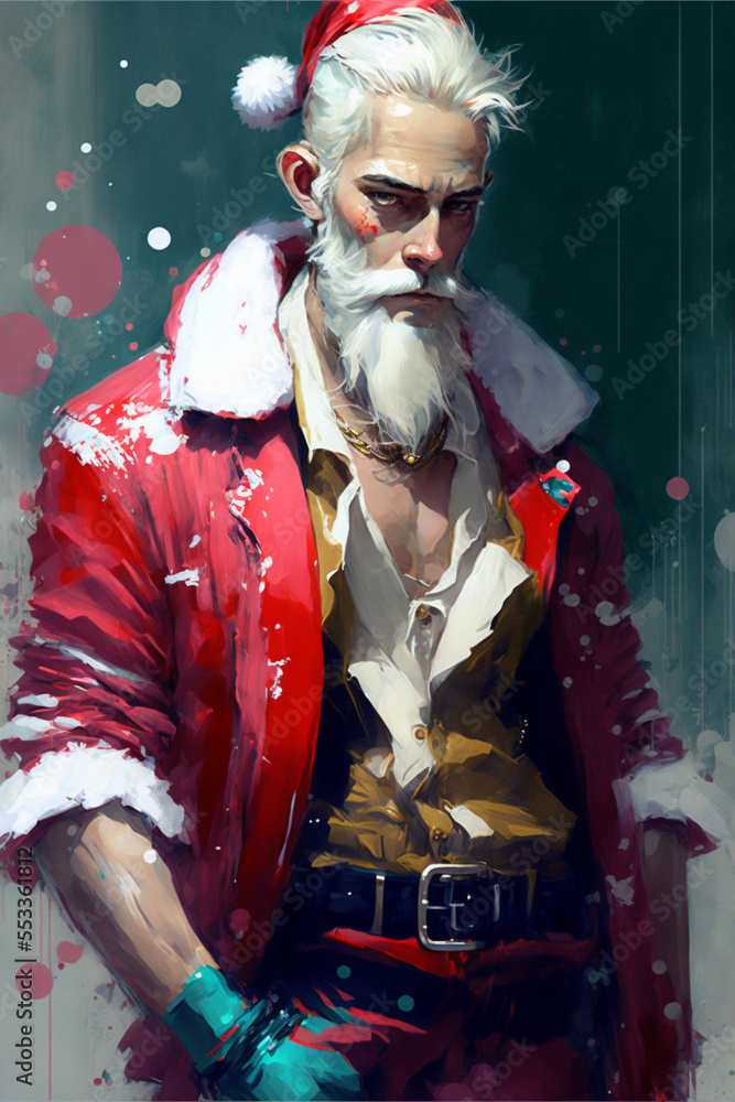 Anime Manga Girl Dressed Santa Claus Stock Vector Royalty Free 1202424322   Shutterstock