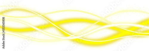 neon yellow lines and transparent background