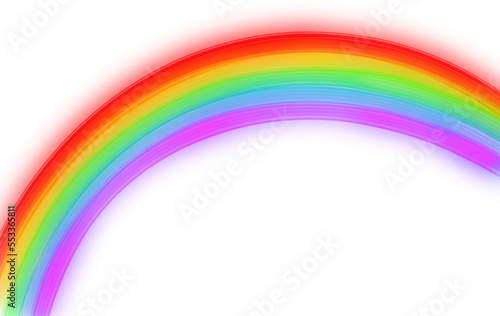 rainbow neon light element