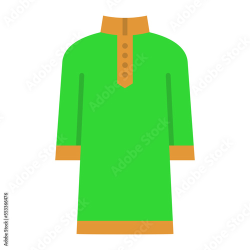 Kurta Flat Icon