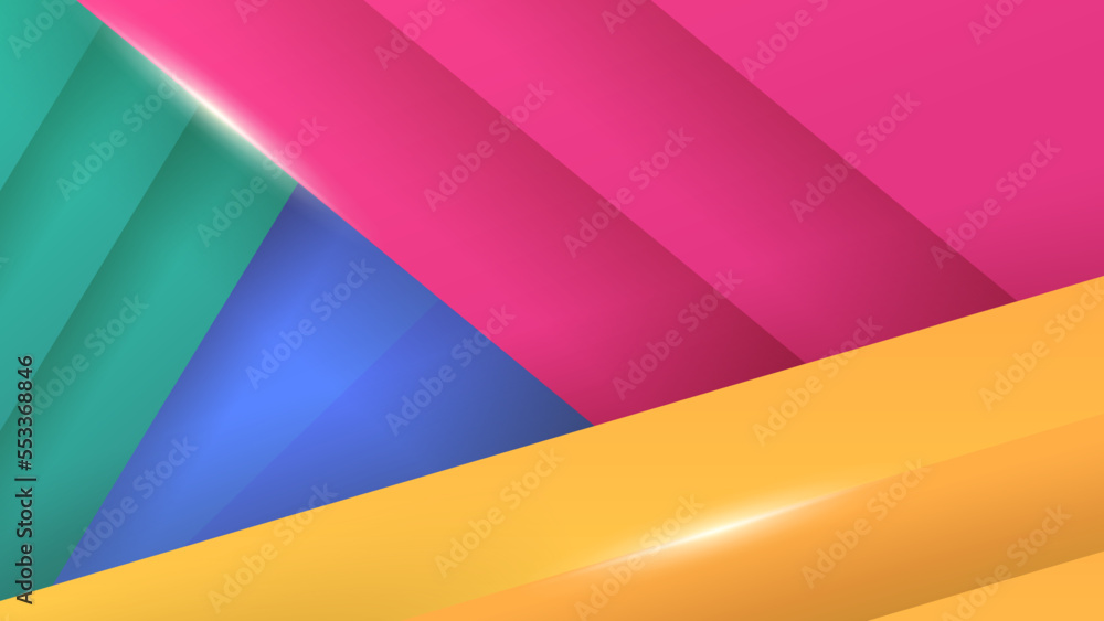 Summer background and banner and waves in vector abstract shape