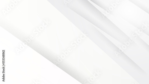 White abstract geometric vector background