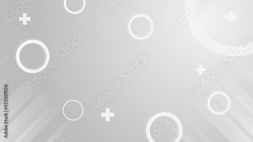 Abstract modern background gradient color. White gradient with halftone decoration. © Petruk
