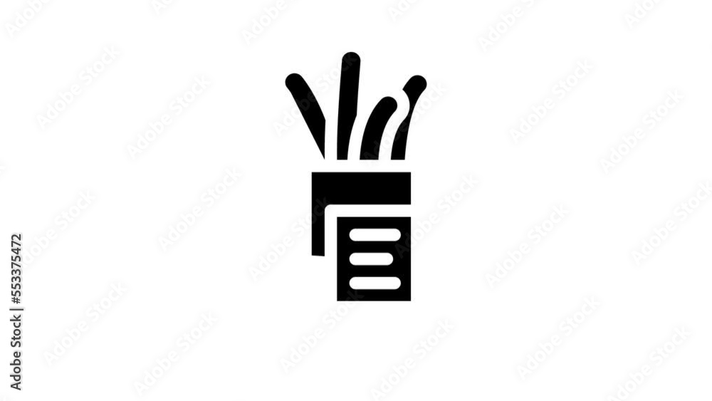 frankfuter sausage meat glyph icon animation frankfuter sausage meat glyph icon animation